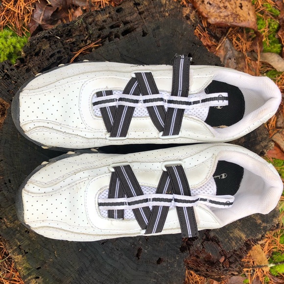 Champion Women’s Athletic Shoes 7.5 Elastic Inside Quick Fasten Hook and Loop - Picture 4 of 16